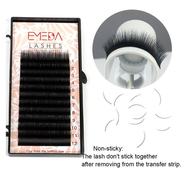 Soft silk eyelash extension supplier JH-PY1